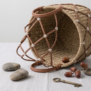 Handwoven Seagrass Eco-Friendly Multifunction <b>Laundry</b> <b>Basket</b> <b>Wicker</b> Storage Bin Handle Rustic Modern for Bathroom Bedroom Living - Product Image 4