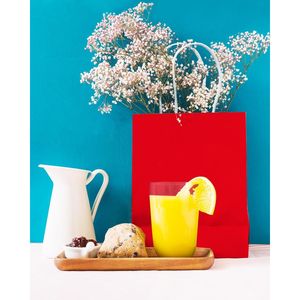 Sacchetti Regalo Rossi di Media Dimensione con Manici, 30 Pezzi, 11"x5"x8", Confezione Multipla per Feste e Usi Multipli - Product Image 2