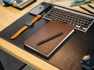 Funda de Cuaderno Recargable de Cuero Genuino de Lujo con Protección a Prueba de Olores para Oficina y Viajes - Modelo NBC-0039 - Product Image 5