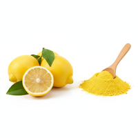 Premium gespraydroogd natuurlijk biologisch citroenfruitsappoeder, vrijvloeiend, 24 maanden houdbaarheid, zuur, goede wateroplosbaarheid, vacuüm verpakt