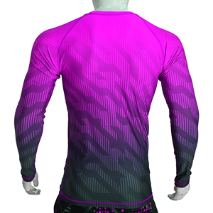 Custom Men <b>Compression</b> Rash Guard Long Sleeve Sublimated BJJ MMA Fight <b>Shirt</b> Quick Dry Breathable Gym Fitness Base Layer Top - Product Image 4