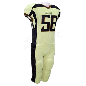 Uniforme de Fútbol Americano de Moda Más Vendido, Diseño Personalizado, Conjunto de Dos Piezas - Product Image 1