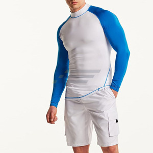<b>Compression</b> <b>Tights</b> <b>Men</b> Fitness Running Shirt Breathable Long Sleeve Sports Rashgard Gym Clothing - Product Image 4