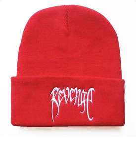 Revenge Embroidery Beanie Hat Unisex Street Style <b>Winter</b> <b>Cap</b> 100% Acrylic Knitted Skull <b>Cap</b> Casual Fashion Adult - Product Image 6