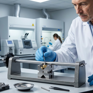Machine d'essai pour l'analyse des barres de résistance |   Équipement de laboratoire pour la cintrage de poutres |   Appareil d'essai de résistance des matériaux pour la physique - Product Image 3