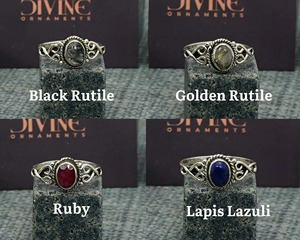 Oferta de Verano: Anillo de Plata de Ley 925 con Incrustaciones de Ojo de Tigre Ovalado de 6x8mm, Estilo Bohemia, Regalo para Mujer - Product Image 6