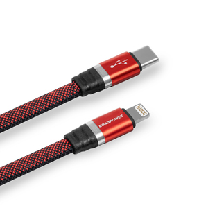 สายชาร์จเร็วทนทาน ROADPOWER รุ่น Type-C และ USB รองรับการชาร์จเร็วพิเศษและการถ่ายโอนข้อมูลความเร็วสูง 1000 มม. - Product Image 1