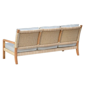 Modern Durable Wood Ottoman & <b>Stool</b> with Fabric Upholstery-Multi-Function Indoor/Outdoor Living Room Furniture - Product Image 2