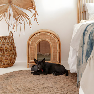 Cozy Home for Dogs and Cat Rattan Dog House <b>Cheap</b> Animal Pet Houses Pets Furniture Wholesale - Product Image 3