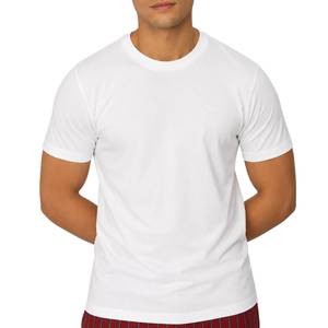 Camiseta de Algodón para Hombre, Mezcla de Algodón, Impresión Personalizada, Ropa Urbana, Uso Diario, Proveedor OEM al por Mayor - Product Image 1
