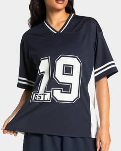 T-shirt ample à manches courtes pour femme, vert, motif 3D, style rétro hip-hop, jersey d'été, vente en gros - Product Image 4
