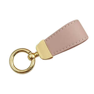 Porte-clés en cuir au design incroyable, porte-clés élégants et tendance, vente en gros d'usine, porte-clés en cuir rose personnalisé - Product Image 1