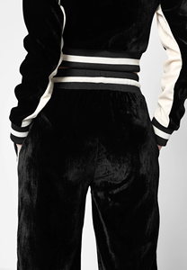 Women's Hooded Casual Winter Sports Velvet <b>Tracksuit</b> | Customizable 100% Cotton Velour <b>Tracksuit</b> - Product Image 6
