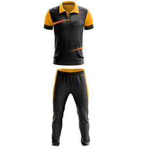 Custom Men's Blue <b>Cricket</b> Uniform Short Sleeve for <b>Shirt</b> Elastic Waist Pants Moisture Wicking 100% Polyester UV Protection All - Product Image 5