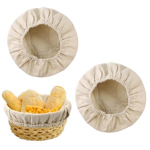 Pinewood Round Bread Basket with Linen Lining | Wholesale Proofing Basket - Product Image 6