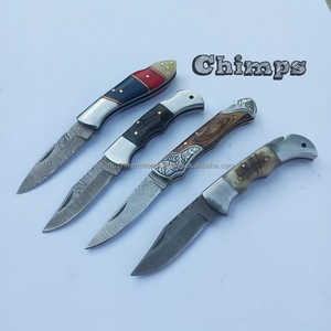 Nuevo Cuchillo Plegable Multifuncional de Acero de Damasco con Mango de Micarta, Diseño de Última Generación, Precio Económico, Alta Calidad de Fábrica - Product Image 2