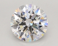 Diamante Cultivado en Laboratorio de 3.04 Ct, Forma Redonda, Color Blanco, Claridad VVS2, Corte Excelente