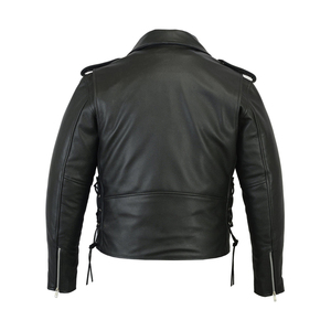 Chaqueta de Cuero para Hombre de Alta Calidad, Directo de Fábrica, Hecha a Medida, Transpirable, Estilo Casual, Cierre de Cremallera, para Invierno - Product Image 2