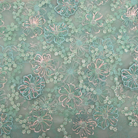 Tissu brodé perlé pour robes de mariée, dentelle perlée en maille, textile sur mesure pour la mode, fournitures pour boutiques et importateurs, commerce mondial