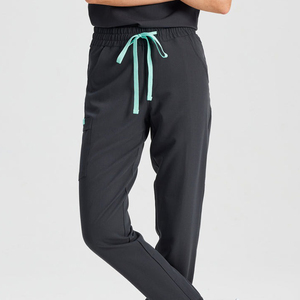 Ensemble de blouses médicales unisexes, uniforme d'hôpital, tissu tissé de haute qualité, combinaisons d'infirmières à manches courtes, pour femmes et hommes, vente en gros - Product Image 4
