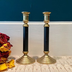 Support de bougie traditionnel en laiton, bougeoir décoratif en laiton pour la maison, le temple, la table à manger, la décoration de centre de table de mariage - Product Image 3