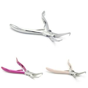 Pinza Profesional de Acero Inoxidable de Grado Quirúrgico para Remover Anillos de Microextensiones de Cabello y Perlas de Silicona, para Uso Doméstico y Comercial - Product Image 1