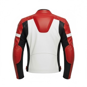 Veste de moto en cuir véritable pour homme, coupe slim vintage, manteau de motard de haute qualité en peau de mouton véritable, veste d'extérieur pour l'hiver - Product Image 2