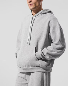 เสื้อฮู้ดดี้พรีเมียมสำหรับผู้ชายและผู้หญิง ทรงปกติ พิมพ์โลโก้ได้ตามต้องการ ผ้าคอตตอนผสมเนื้อหนา เป็นมิตรต่อสิ่งแวดล้อม - Product Image 4