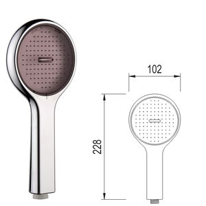 Robinet thermostatique de douche KSTS-02 en plastique ABS poli OEM/ODM, accessoires de salle de bain personnalisables pour appartements et hôtels - Product Image 1