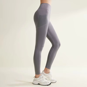 Leggings Casuales de Cintura Alta para Mujer al por Mayor, Personalizables, Elásticos, Control de Abdomen, Resistentes a Desgarros, Antibacterianos, Tejidos, para Gimnasio - Product Image 4