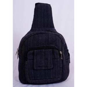 Mochila bandolera hecha a mano 100% de lona de algodón para pickleball, tenis, racquetball y viajes para hombres y mujeres. - Product Image 6