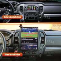 Autoradio GPS Android 13 15,6'' avec écran Tesla pour Nissan Titan 2016-2019, lecteur DVD multimédia automobile, autoradio stéréo