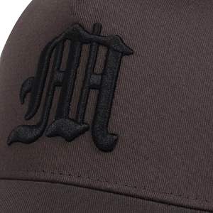 หมวกแก๊ปแบบ snapback 6 แผง ปักลายตามสั่ง OEM/ODM ปีกโค้ง หมวกเบสบอล ผ้าโพลีเอสเตอร์ 100% หมวกตาข่ายแบบ trucker ปักโลโก้ตามสั่ง - Product Image 5