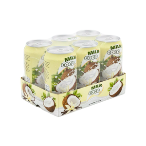 Leche de Coco con Azúcar y Extracto de Vainilla OEM/ODM, Lata de 330 ml, Bebida de Coco y Vainilla, Marca Privada - Product Image 6