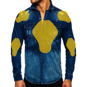 Chaquetas vaqueras de moto personalizables con el mejor diseño para adultos, cómodas, transpirables, con protección CE, de talla grande disponible - Product Image 1