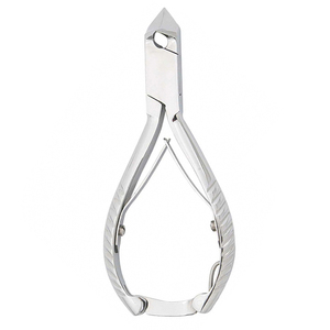 Double Spring Adjustable Back Lock Pedicure Nail Cutters Stainless Steel Heavy Duty Nail Cutters Moon Shaped Blade Nail Clippers - Product Image 1