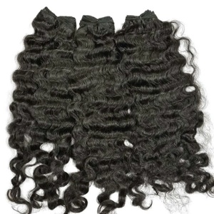 Haute Qualité Chinois Remy Vierge Birman Bouclés Extensions De Tissage Brut Machine Double Trame 100g Bundle Vietnam Usine En Gros - Product Image 6