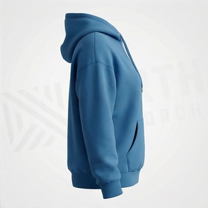 Hoodies à épaules tombantes pour femmes – Vente en gros, prix bas, haute qualité, coupe oversize, manches tombantes, hauts à capuche épais pour l'automne - Product Image 3