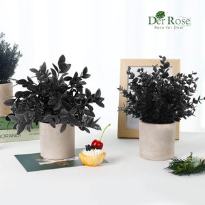 Set di 3 Piante Artificiali di Eucalipto Nero per Decorazioni di Halloween e Scrivanie di Casa e Ufficio - Product Image 4