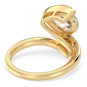 REYES Unique Design Pear Shape Moissanite <b>Solitaire</b> <b>Rings</b> For Women 925 Sterling <b>Silver</b> Engagement Proposal Gift Jewelry - Product Image 4