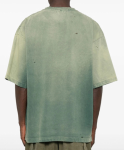 Custom Heavyweight Oversized Vintage Acid Wash Men's T-Shirt 100% Cotton 240gsm Boxy Fit Distressed Streetwear Blank OEM - Product Image 2