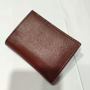 Latest Design Genuine <b>Leather</b> Dark Brown Wallet Custom Phone <b>Coin</b> Card Holder Wallet <b>Purse</b> Men Made by Targer International - Product Image 1