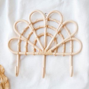Crochets en rotin pour suspendre les vêtements, crochets muraux décoratifs, fournisseur de crochets durables. - Product Image 2