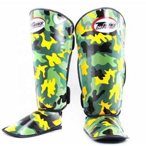 Espinilleras Twins para Muay Thai y Kick Boxing, Personalizadas, para Entrenamiento y Sparring, 100% Cuero Genuino de Alta Calidad - Product Image 5