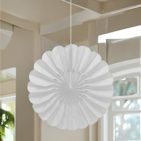 Festliche Waben papier Fan Weihnachts schmuck Ornament für Feiertags feiern