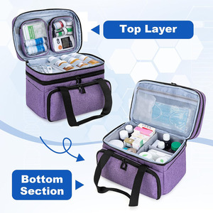 Bolsa táctica portátil premium con compartimento impermeable para medicamentos, ideal para emergencias y actividades al aire libre, en venta a bajo precio. - Product Image 2