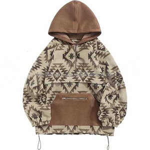 Sudadera con capucha personalizada para hombre Algodón básico mezclado con bolsillos Patrón sólido Sudaderas con capucha estampadas de invierno - Product Image 1