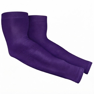 Oferta Especial SUQAINA FASHION GARMENTS Mangas Protectoras para Codos Unisex Color Morado, Transpirables, de Spandex y Poliéster, Protección Solar Anti UV para Deportes al Aire Libre - Product Image 1
