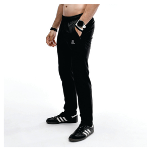 <b>Men</b> <b>Sports</b> <b>Trouser</b> Canvas Eco-Friendly Lightweight Quick Dry Breathable Plain Dyed Straight Solid Color 100% Polyester - Product Image 1