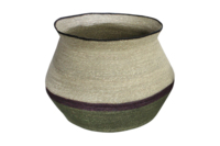 Ensemble de paniers de rangement rustiques en fibres végétales, forme bol, écologiques, pour la décoration intérieure, grands paniers d'organisation pour un rangement soigné